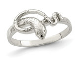 Sterling Silver Snake Slither Ring